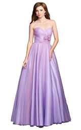 1 of 12 Nina Canacci 6573 Dress Dusty-Lavender