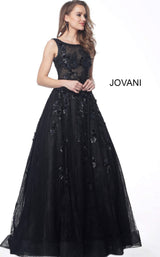 1 of 2 Jovani 65829 Black