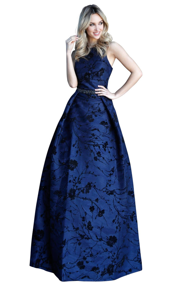 Jovani 66103 Navy/Black