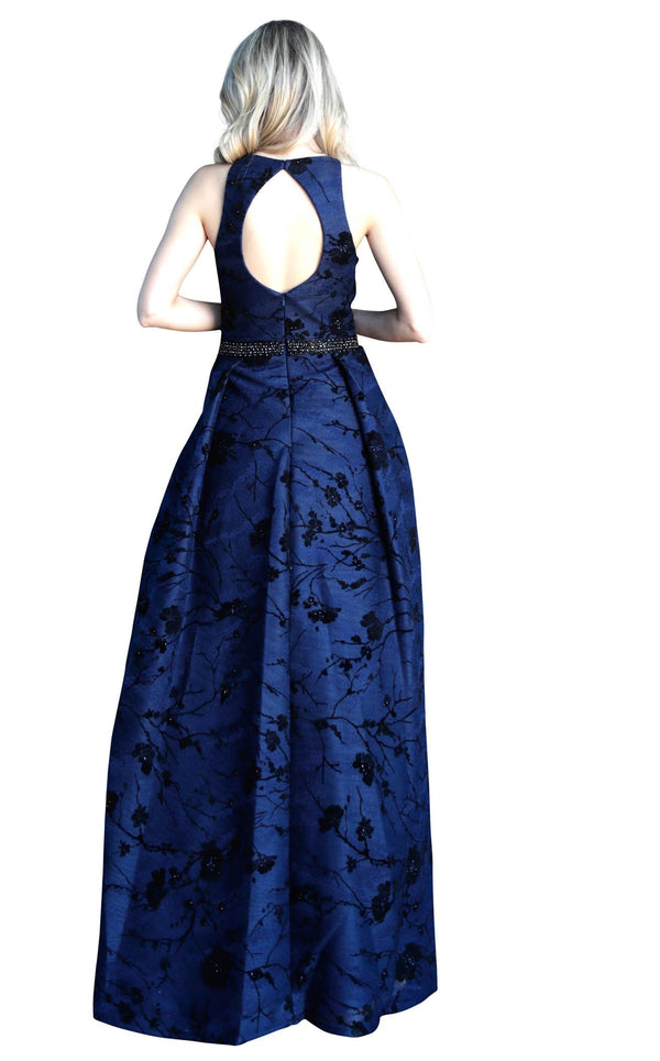 Jovani 66103 Navy/Black