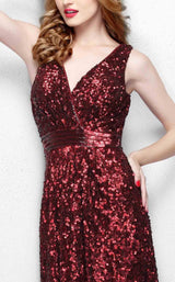 9 of 12 Primavera Couture 1257 Burgundy