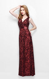 2 of 12 Primavera Couture 1257 Burgundy