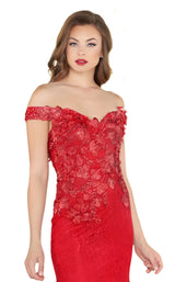 4 of 6 Mac Duggal 66214R Ruby