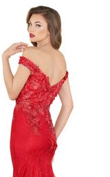 6 of 6 Mac Duggal 66214R Ruby
