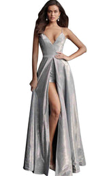 1 of 4 Jovani 66284 Silver