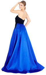 2 of 4 Mac Duggal 66318H Black/Royal