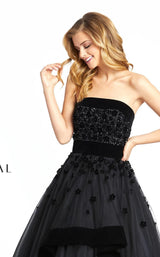 4 of 7 Mac Duggal 66346D Dress Black