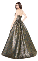 2 of 4 Mac Duggal 66437D Antique Gold