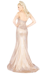 2 of 4 Mac Duggal 66491L Nude/Silver