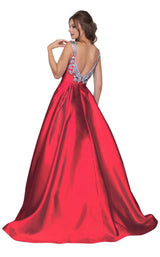 3 of 8 Mac Duggal 66532H Powder Blue