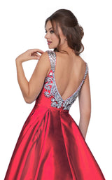 8 of 8 Mac Duggal 66532H Burgundy