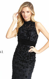 5 of 7 Mac Duggal 66589D Dress Black
