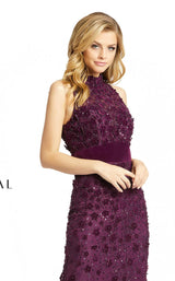 4 of 7 Mac Duggal 66589D Dress Plum