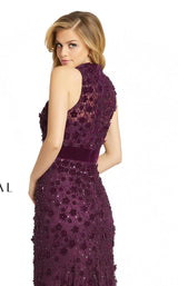 6 of 7 Mac Duggal 66589D Dress Plum