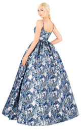 2 of 4 Mac Duggal 66598H Pewter-Blue
