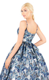 4 of 4 Mac Duggal 66598H Pewter-Blue