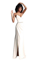 1 of 4 Jovani 66683 Ivory