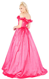 2 of 4 Mac Duggal 66723L Passion-Pink