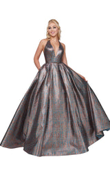 1 of 4 Mac Duggal 66731H Golden-Blue