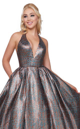 3 of 4 Mac Duggal 66731H Golden-Blue