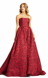 1 of 2 Mac Duggal 66745D Dress Red