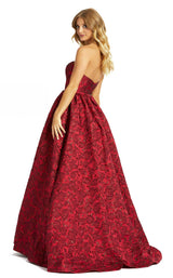 2 of 2 Mac Duggal 66745D Dress Red