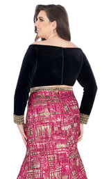 6 of 6 Mac Duggal Fabulouss 66789K Mulberry