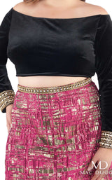 5 of 6 Mac Duggal Fabulouss 66789K Mulberry