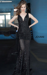 2 of 4 Jovani 66793 Black