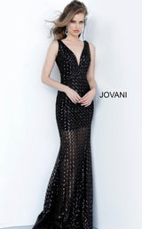 1 of 4 Jovani 66793 Black