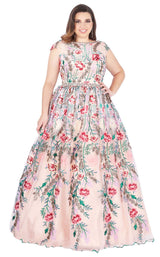 1 of 6 Mac Duggal Fabulouss 66820K Kashmir Garden