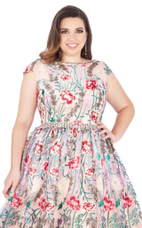 4 of 6 Mac Duggal Fabulouss 66820K Kashmir Garden