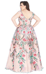 3 of 6 Mac Duggal Fabulouss 66820K Kashmir Garden