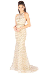 1 of 6 Mac Duggal 66835L Gold