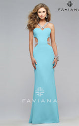 2 of 4 Faviana 7702 Tiffany Blue