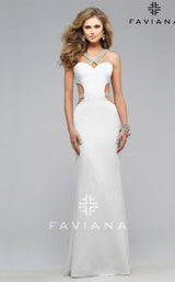 3 of 4 Faviana 7702 Ivory