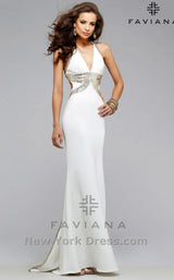 1 of 5 Faviana 7703 Ivory