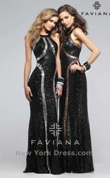 3 of 5 Faviana 7708 Black/Silver