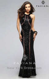 2 of 5 Faviana 7708 Black/Copper