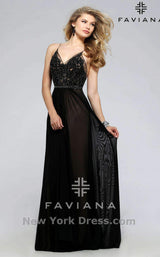 1 of 8 Faviana 7717 Black