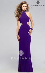 3 of 9 Faviana 7728 Purple