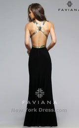 3 of 7 Faviana 7735 Black/Gold