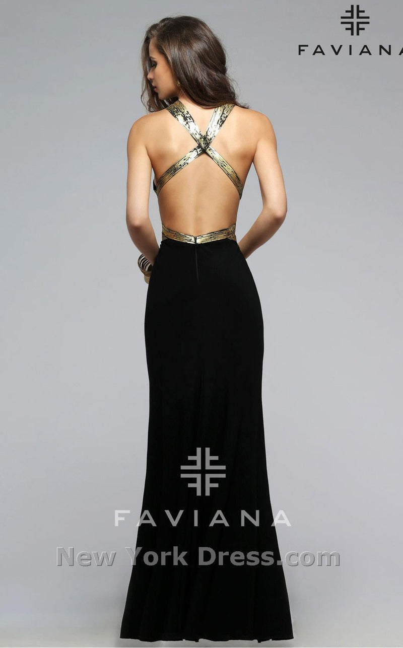 Faviana 7735 Black/Gold