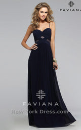 1 of 2 Faviana 7742 Navy