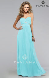 2 of 2 Faviana 7742 Tiffany Blue