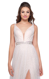 3 of 4 Mac Duggal 66910L Ivory/Nude