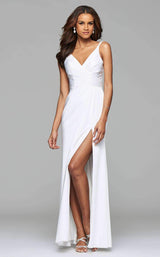 7 of 15 Faviana 7755 Ivory