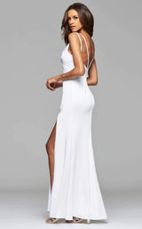 8 of 15 Faviana 7755 Ivory