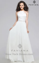 1 of 7 Faviana 7761 Ivory