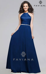 3 of 7 Faviana 7761 Dark Navy